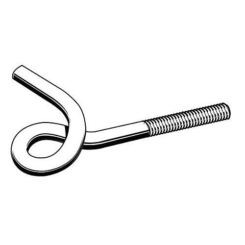 Curlhook Stainless steel Nerezocel A2 M10X120MM