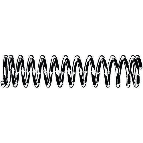Spirální tlačná pružina DIN 2095 Pružinová ocel Pozinkované 0,5X3,5X12MM