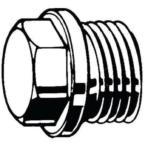 Zátka s šestihrannou hlavou MF DIN 910 Ocel Pravý Bez PU M26X1,50