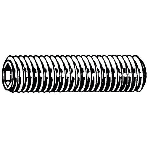 Stavěcí šroub s vnitřním šestihranem a plochým koncem DIN 913 Ocel Pravý Pozinkované 45H M16X25