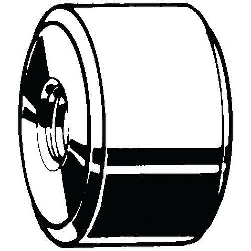 Kulatá matice 1,5xD s levým závitem Automatová ocel Tr30X6