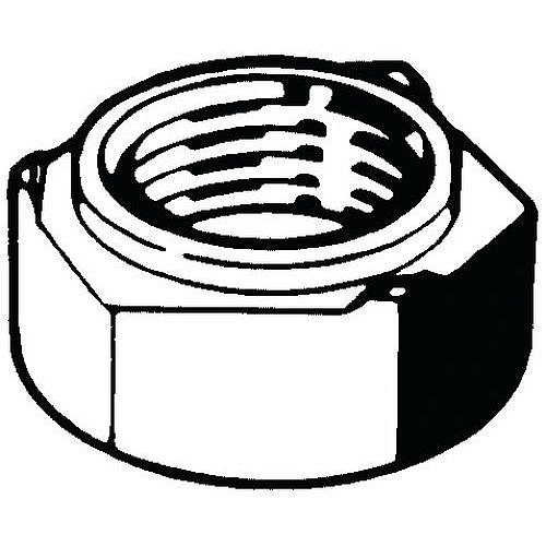 Šestihranná navařovací matice DIN 929 Ocel Max. 0,25%C Pravý Bez PU M12