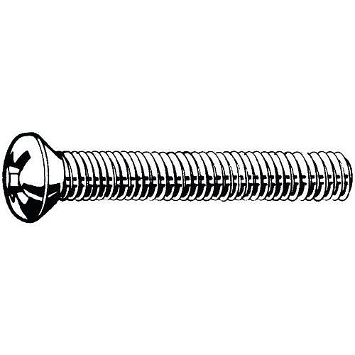 Šroub se zápustnou hlavou čočkovitou s křížovou drážkou Phillips DIN 966 A-H Ocel Pozinkované 4.8 M3X12