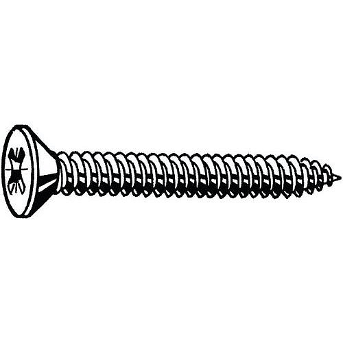Samořezný šroub se zápustnou hlavou s křížovou drážkou Pozidriv DIN 7982 C-Z Ocel Pozinkované ST3,5X9,5MM