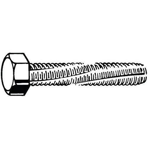 Závitořezný šroub se šestihrannou hlavou DIN 7513 A Ocel Pozinkované M5X10