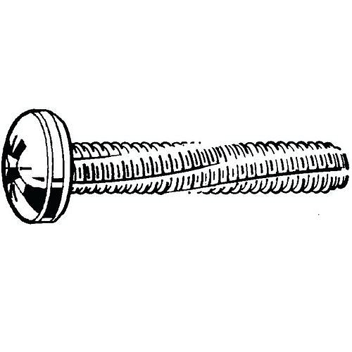Závitořezný šroub s válcovou vypouklou s křížovou drážkou Phillips DIN 7516 AE-H Ocel Pozinkované M3X6