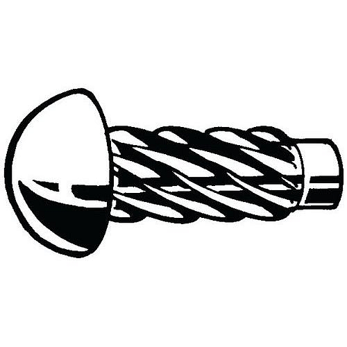 Narážecí šroub Ocel Poniklované 2,9X6,5MM