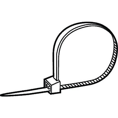 MAXXFAST Kabelová spona Plast Polyamid (nylon) 6.6 Žlutá 200X4,8