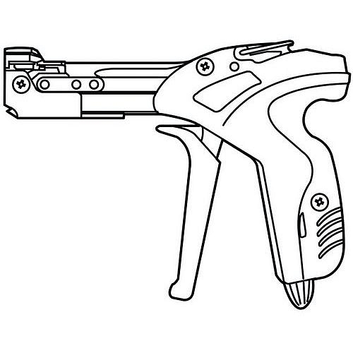 MaxxFast Ruční kleště pro plastové/kovové kabelové pásky 4,6-7,94MM