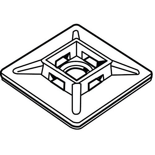 MAXXFAST Kabelová svorka Plast Polyamid (nylon) Type-1-Černá28X28