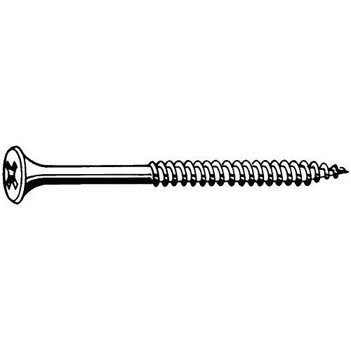 Šroub s křížovou drážkou do sádrokartonu s dvouchodým (jemným) závitem Phillips Ocel Fosfátované 3,5X25MM