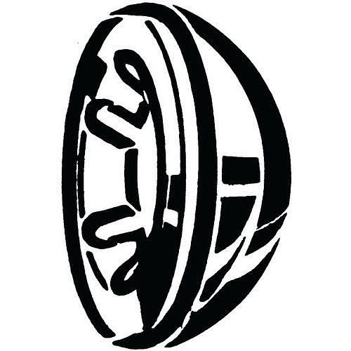 Fixační hřídelová podložka s nerez krytkou typ A Pružinová ocel 3MM