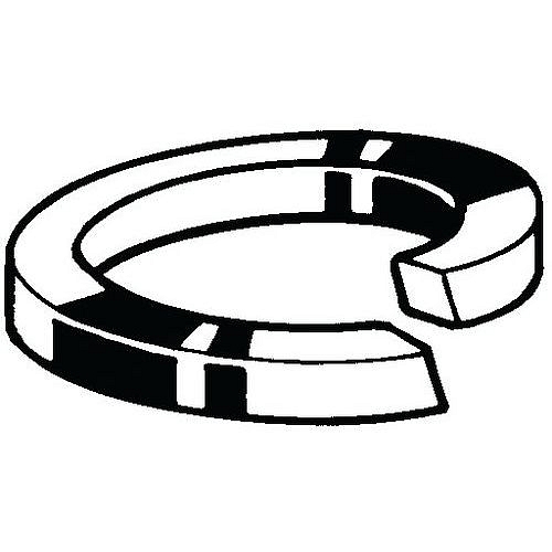 Pružná podložka pro šrouby s válcovou hlavou DIN 7980 Pružinová ocel DIN267-26 Pozinkované M12