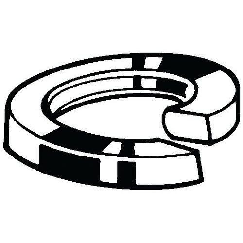 Kontaktní pružná podložka pro spínací zařízení DIN 43699 Pružinová ocel Pozinkované M6