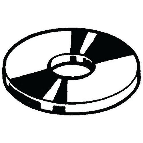 Plochá podložka typ M NF E25-513 Ocel Bez PU M20