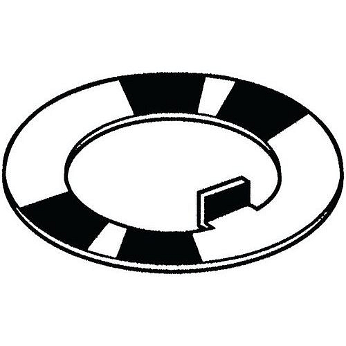 Podložka s vnitřním jazýčkem DIN 462 Ocel Pozinkované 45MM