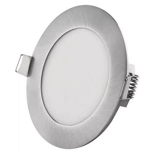 LED vestavné svítidlo Emos NEXXO, kruhové, 7 W, se změnou CCT, stříbrné