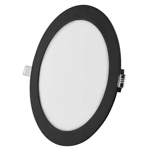 LED vestavné svítidlo Emos NEXXO, kruhové, 18 W, se změnou CCT, černé