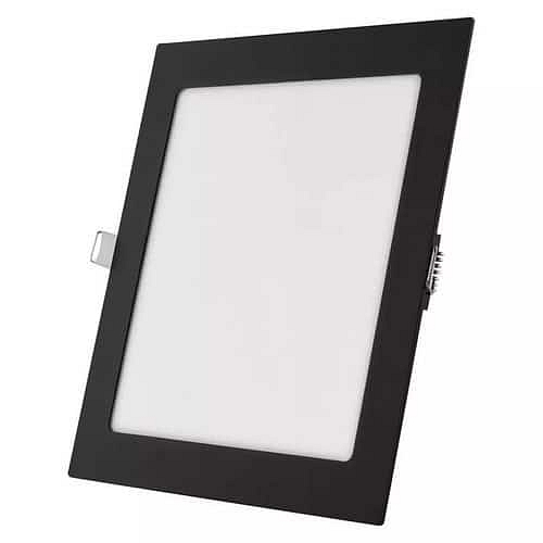 LED vestavné svítidlo Emos NEXXO, čtvercové, 18 W, se změnou CCT, černé