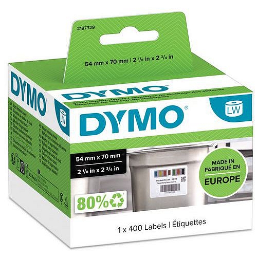 Štítky pro štítkovač Dymo® Label Writer, 70×54 mm