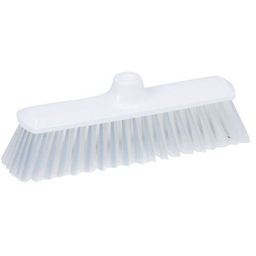 Plastový smeták Manutan Expert bez tyče, 29 cm, bílý