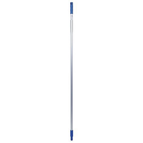 Hliníková tyč na smeták Manutan Expert, 150 cm, modrá