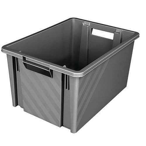 Plastový box NovaBac, 10 l, šedý