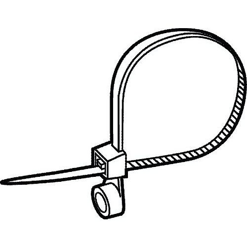 Kabelová spona s okem Plast Polyamid (nylon) 6.6 150X3,6