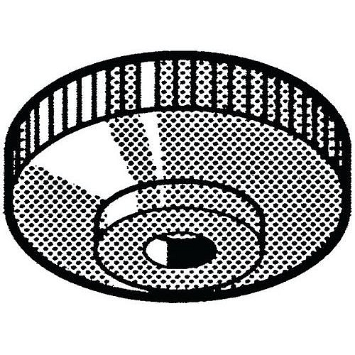 Rýhovaná ruční matice plast Polyamid (nylon) 6.6 M4