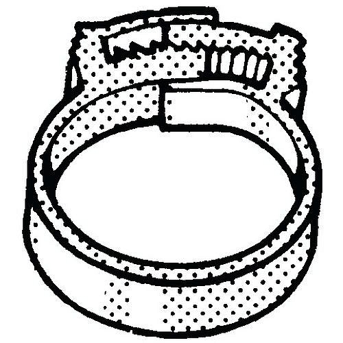 Hadicová svorka Plast Polyamid (nylon) 6.6 32,5-35,5MM