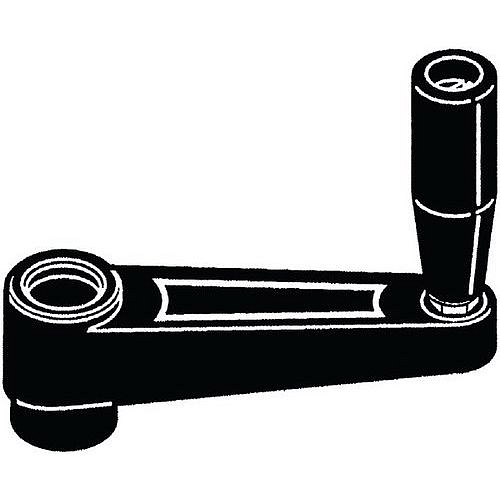 Klika s rukojetí a mosaznou závitovou vložkou Sklolaminátem vyztužený plast M12