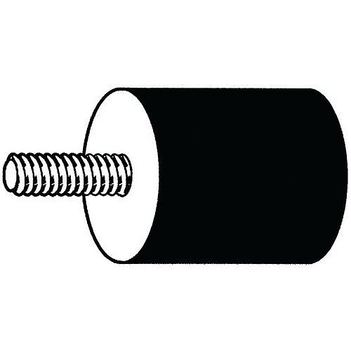 Válcový tlumič typ B Ocel Pozinkované 25/30 M6X18-6
