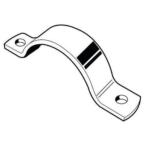 Poloviční trubková spona ocel Ocel Bez PU 20MM