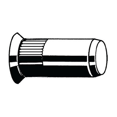 Nýtovací matice zavřený typ Ocel Pozinkované 8 CCSH 40