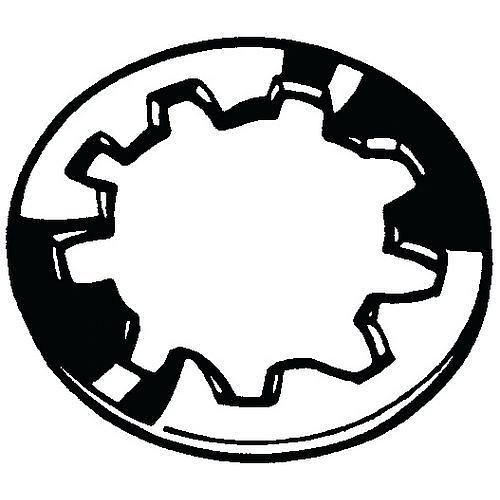 Pojistná podložka s vnitřním ozubením DIN 6797 J Nerezocel A2 M8