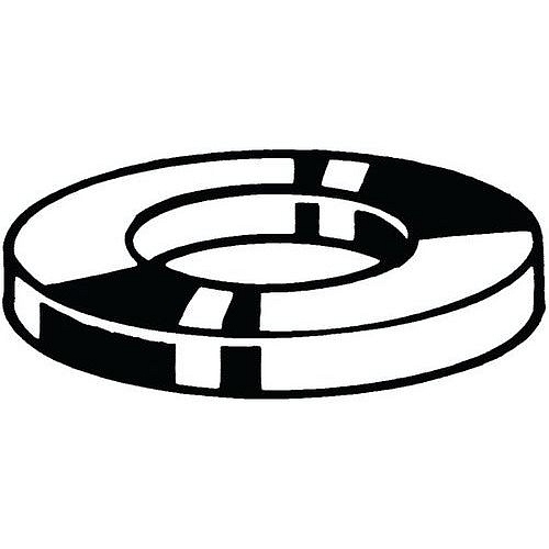 Plochá podložka DIN 125-1A Plast Polyamid (nylon) 6.6 velké balení M14