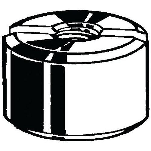 Kulatá matice s drážkou DIN 546 Nerezocel A1 Pravý M3