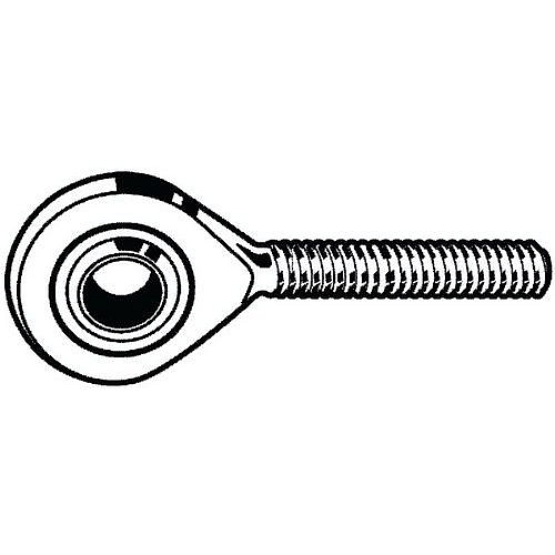 Táhlo s kulovým kloubem s vnějším závitem, typ SMC levý Ocel Pozinkované levý 6MM