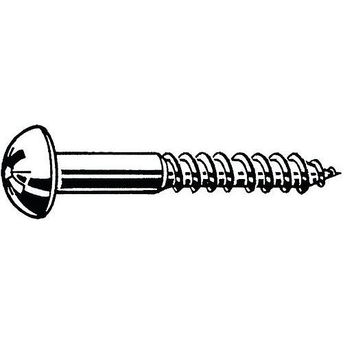 Šroub do dřeva s půlkulovou hlavou s křížovou drážkou Pozidriv DIN 7996 Z Nerezocel A2 3X12MM