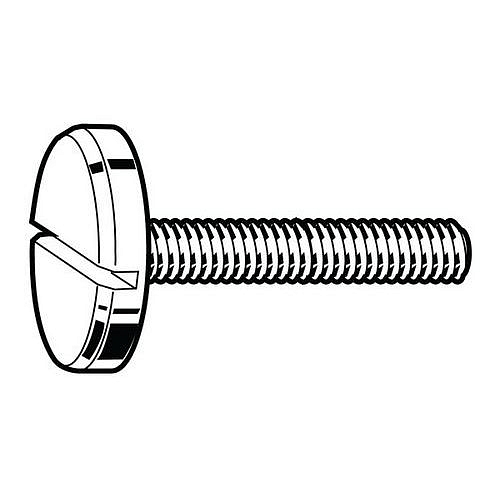 Šroub s velkou válcovou hlavou s drážkou DIN 921 Nerezocel A2 M6X16