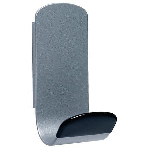 Magnetický věšák Unilux, šířka 6,8 cm, šedá