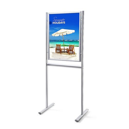 Oboustranný reklamní stojan Infoboard, profil 25 mm, A1