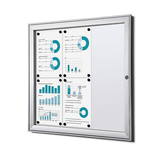 Magnetická vitrína Economy, 6 x A4