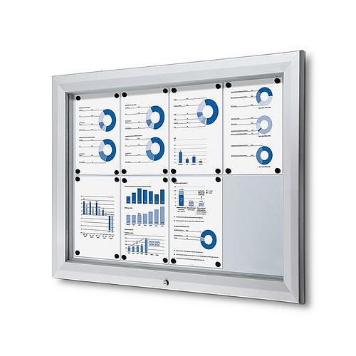 Magnetická vitrína Dom, jednokřídlá, 8 x A4