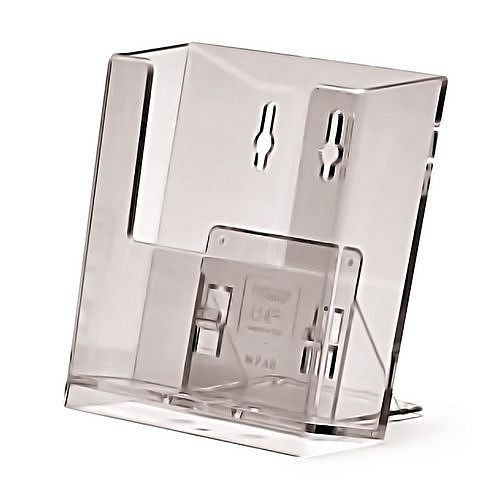 Nástěnný plexi zásobník na letáky JD17, 1 kapsa na výšku, A6