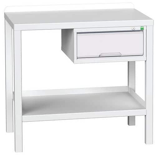 Dílenský stůl Bott Verso Weld, 91 x 100 x 60 cm, 1 skříňka, ocel, šedá-šedá