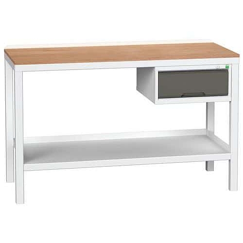 Dílenský stůl Bott Verso Weld, 93 x 150 x 60 cm, 1 skříňka, multiplex, šedá-antracit