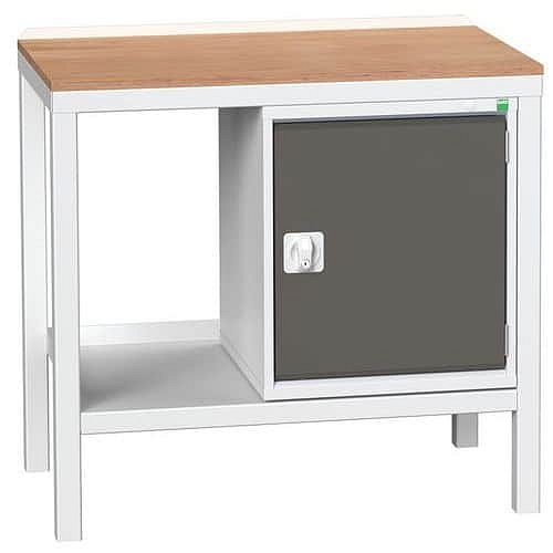 Dílenský stůl Bott Verso Weld, 93 x 100 x 60 cm, 1 skříňka, multiplex, šedá-antracit