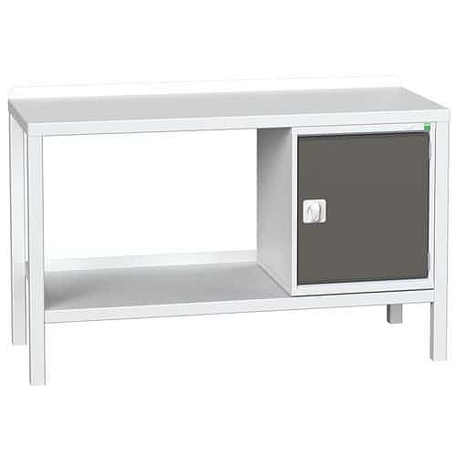 Dílenský stůl Bott Verso Weld, 91 x 150 x 60 cm, 1 skříňka, ocel, šedá-antracit