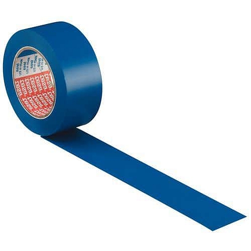 Označovací PVC páska Tesa, 50 x 0,18 mm, délka 33 m, modrá
